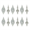 Drop Ornament (Set of 12) 6.75"H, 7"H Glass