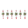Drop Ornament (Set of 6) 7.75”H Glass