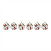Cardinal Ball Ornament (Set of 6) 5”D Glass