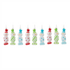 Candy Snowman Ornament (Set of 12 6.25”H Glass