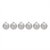 Ball Ornament (Set of 6) 4”D Glass