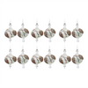 Ornament (Set of 12) 6”H Glass