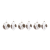 Ornament (Set of 6) 4.75"H, 5.75"H Glass