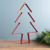 Tree Cookie Cutter Ornament (Set of 4) 12”H Metal