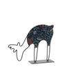 Deer (Set of 2) 9.75"L x 8"H, 6"L x 12"H Iron