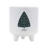 Footed Pine Tree Planter (Set of 3)