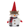 Plush Snowman with Hat and Scarf (Set of 2)