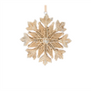 Tree and Snowflake Ornament (Set of 12) 3.25"H, 5"H Resin
