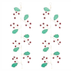 Holly and Gem Garland (Set of 2) 5.5'L Plastic