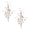 Jingle Bell Spray (Set of 2) 42”H Iron