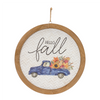 Fall Plaque (Set of 2) 11.5”SQ MDF/Wood