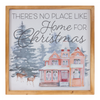 Home and Cabin Frame (Set of 2) 14”SQ MDF/Wood
