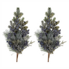 Pine Spray (Set of 2) 22”H Plastic