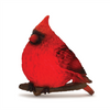 LED Cardinal Wall Accent (Set of 2) 9.5"L x 11"H Resin 3 AAA Batteries, Not Included