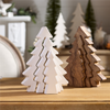 Wood Pine Tree Nesting Display (Set of 2)