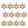 Snowflake Ornament (Set of 12) 5”H Aluminum