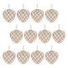 Heart Ornament (Set of 12) 4.5”H Glass