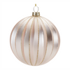 Ball Ornament (Set of 6) 3"D, 4"D Glass