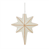 Star and Snowflake Ornament (Set of 6) 4”H Ceramic
