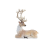 Glittered Holiday Deer Figurine (Set of 3)