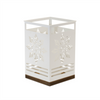 Snowflake Candle Holder (Set of 2) 9"H, 12"H Iron/MDF