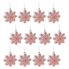 Glass Snowflake Ornament (Set of 12)