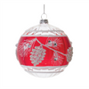 Ornament (Set of 6) 4"D, 5"H Glass
