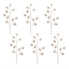 Glitter Pine Cone Spray (Set of 6) 31”H Plastic