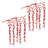 Hanging Berry Branch (Set of 2) 26”H Plastic