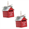 Mailbox Ornament (Set of 2) 5.5”H Metal