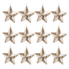 Star Ornament (Set of 12) 8.5”H Wire/PVC