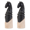 Knight Chess Piece (Set of 2) 13.5”H Wood