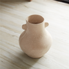 Vase 8"D x 9.75"H Recycled Paper/Chalk Powder