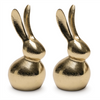 Modern Metal Bunny Decor (Set of 2)