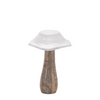 Mushroom (Set of 4) 5.25"H, 7.5"H Wood