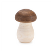 Mushroom Box (Set of 2) 5"H, 6.5"H Wood