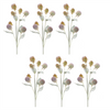 Thistle Spray (Set of 6) 27.5”H Plastic