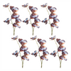 Butterfly Spray (Set of 6) 32”H Polyester/Plastic