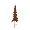 Rusted Iron Pine Tree Stake (Set of 3)