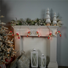 Ekkolight Candy Cane Garland 68”L Acrylic UL Plug