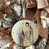 Holy Family Disc Ornament (Set of 12) 6”H Iron