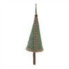 Tree Ornament (Set of 4) 6.5"H, 9"H Plastic/Bamboo/Wood