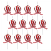 Cake Pop Ornament (Set of 12) 6”H Glass/Resin