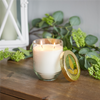 Candle in Glass 4"D x 5"H Glass/Paraffin/Soy