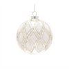 Ornament (Set of 6) 4"D, 5.5"H Glass