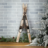 Decorative Pair of Skis and Poles 36"H