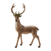 Deer w/Holly (Set of 2) 8.5"H, 13"H Resin