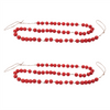 Bead Garland (Set of 2) 5'L Wood/Rope