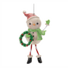 Snowman Ornament (Set of 12) 4”H Resin