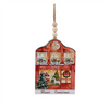 Shop Ornament (Set of 3) 5.5"H 5.75"H 7"H Iron/Jute